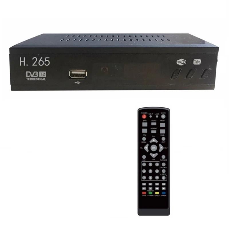 DVB T2 HEVC 265  TV Ʃ, DVB-T2 H.265 1080P HD ڴ, USB  TV ù EPG  ڽ, EU ÷